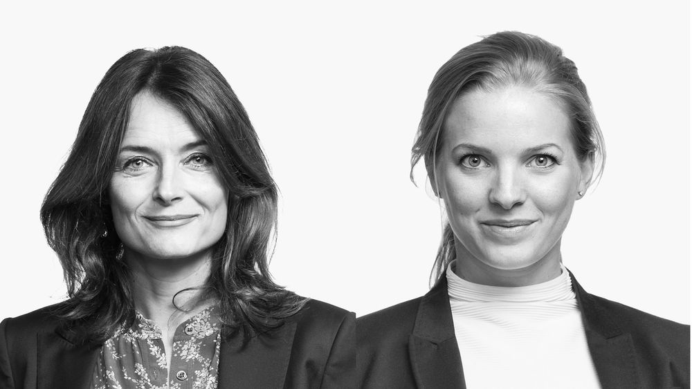 Christine Stousland (t.h.) og Kristin Holme Førde er advokater i Bull & Co
