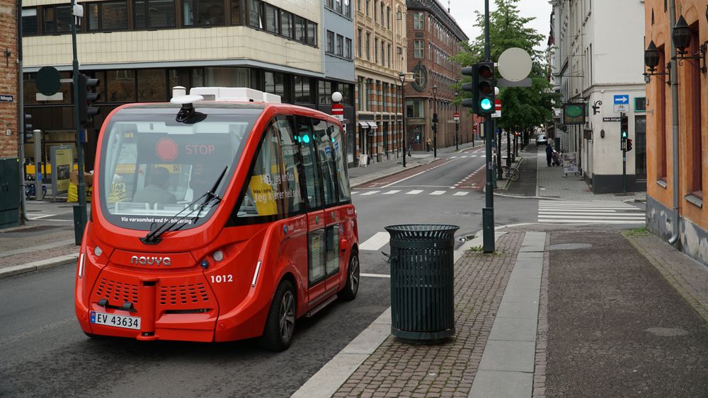 De selvkjørende bussene i Ski vil trolig bli mindre enn de som har gått i Oslo, men foreløpig er ikke Ruter helt sikker på hvordan bussene vil bli.