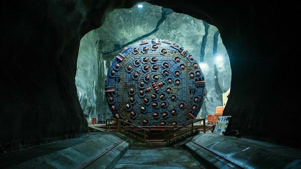 Tunnelboremaskinen Anna er klar til gjennomslag i 2019.