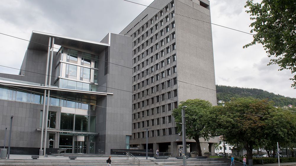 Her i Gulating lagmannsrett i Bergen ledes nå rettssaken mellom staten ved Konkurransetilsynet og Telenor. 