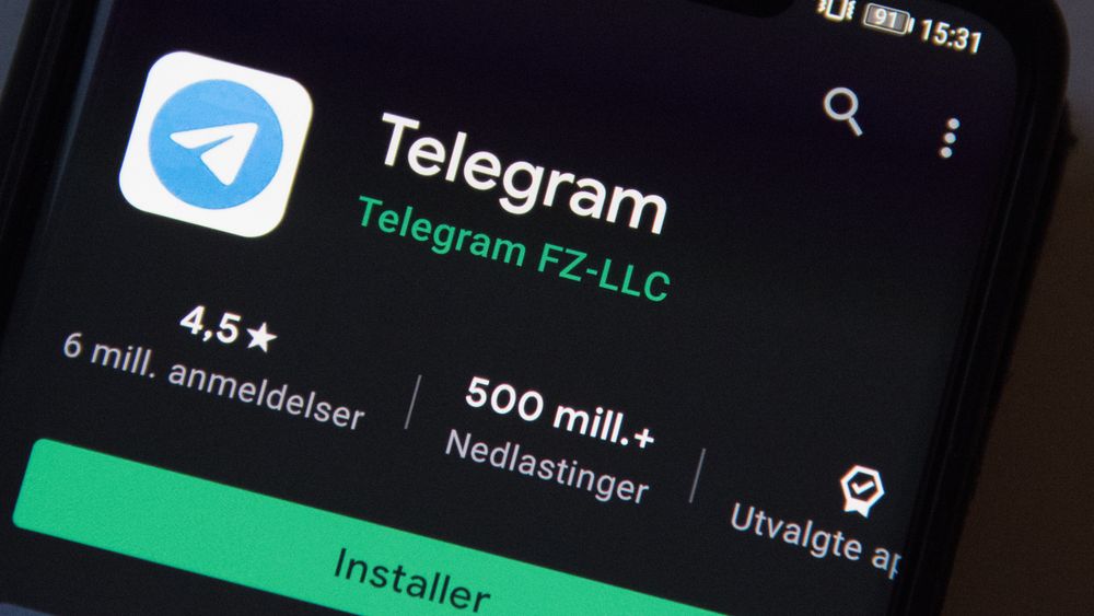 Telegram-appen har svært mange brukere globalt. Ifølge selskapet er 2 prosent av brukerne lokalisert i USA.