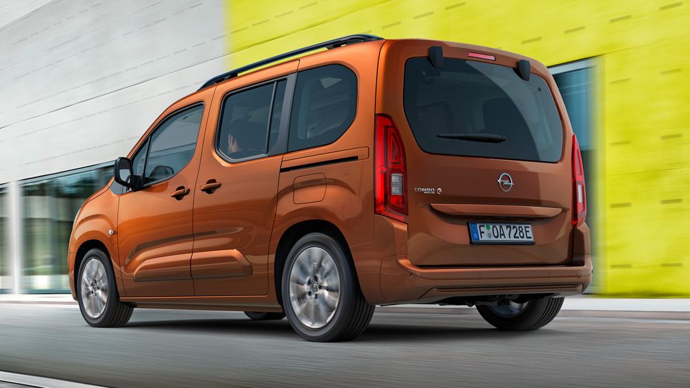 Opel lanserer en elektrisk flerbruksbil med mulighet for sju seter.