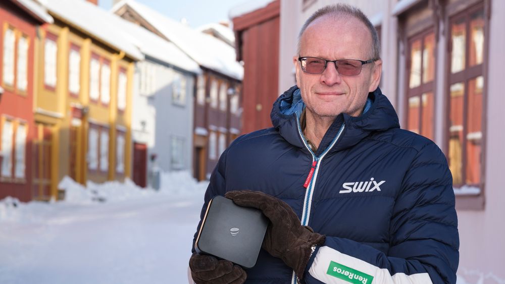 Administrerende direktør i Ren Røros Digital, Arne Horten, vraker Telenor for denne Telia-boksen.