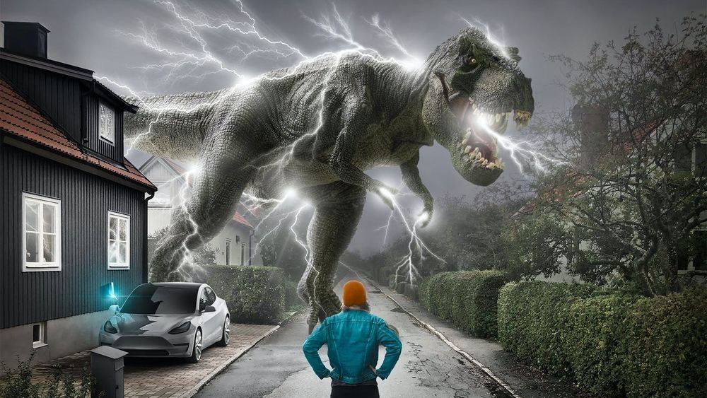 Elektriske dinosaurer: Tibber selger strøm uten fortjeneste og markedsfører seg som et teknologiselskap som vil bekjempe elektriske dinosaurer.  Det vil si kraftleverandører som skal tjene penger på strømmen.
