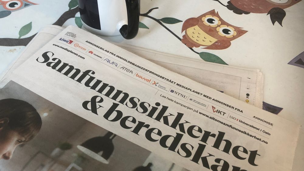 Bilaget Samfunnssikkerhet og beredskap kom i postkassene dagen etter kvinnedagen.