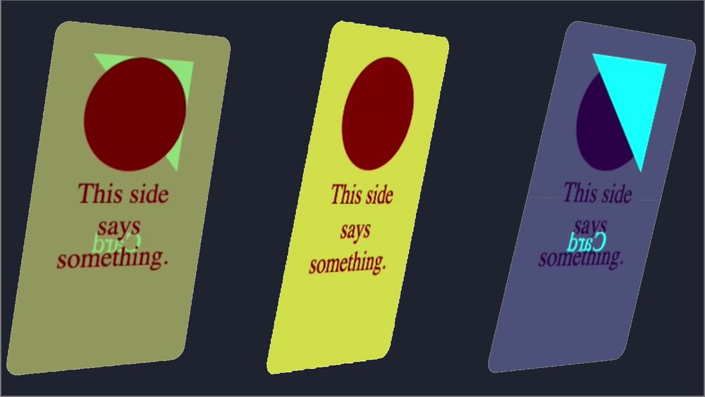 Resultatene av den samme CSS-transformasjonen i henholdsvis Chrome (til venstre), Firefox og Safari er på ingen måte like. Selv fargene er forskjellige.
