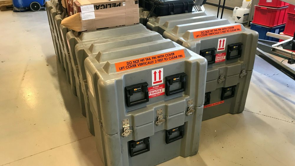 Gliderne fra Teledyne ankom Havforskningsinstituttet like før påske - ett år etter den opprinnelige planen.