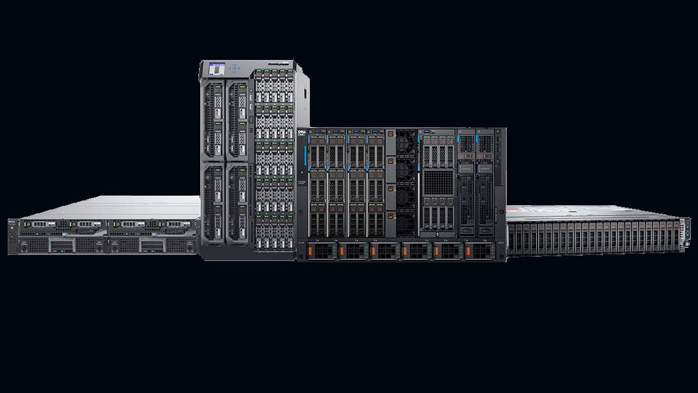Et utvalg av Poweredge-serverne Dell EMC har lansert denne våren.
