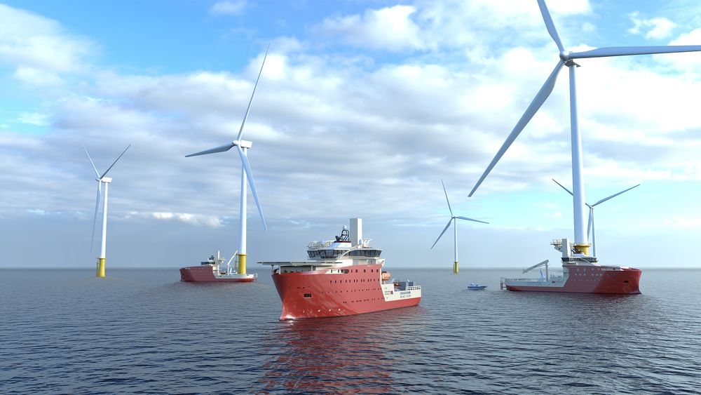 Vard skal levere tre havvindskip i 2023 til North Star Renewables for operasjoner på Dogger Bank, verdens største havvindpark.