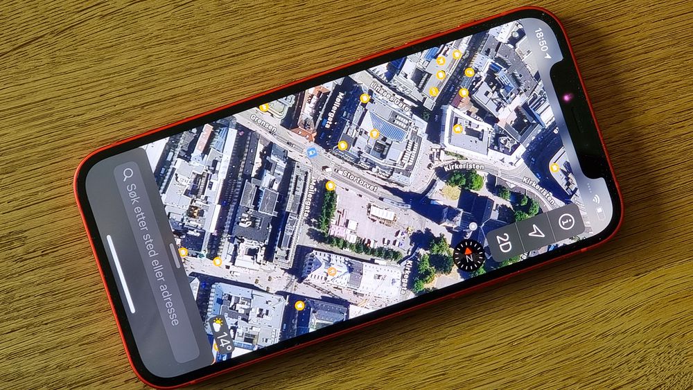 Bedre kart: I løpet av sommeren vil Apple fotografere hele Norge fra bil og til fots for å gi Kart-appen samme funksjonalitet som Google har