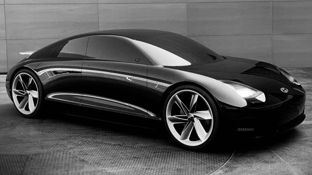 Ioniq 6 bygger på konseptbilen Hyundai Prophecy.