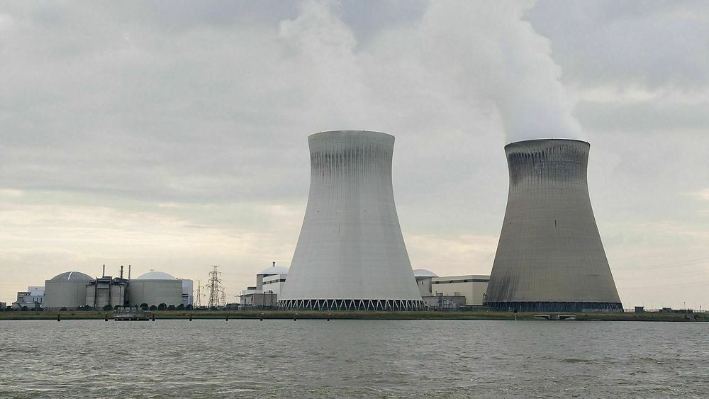 Atomreaktoren ved kjernekraftverket i Doel, like utenfor Antwerpen i Belgia