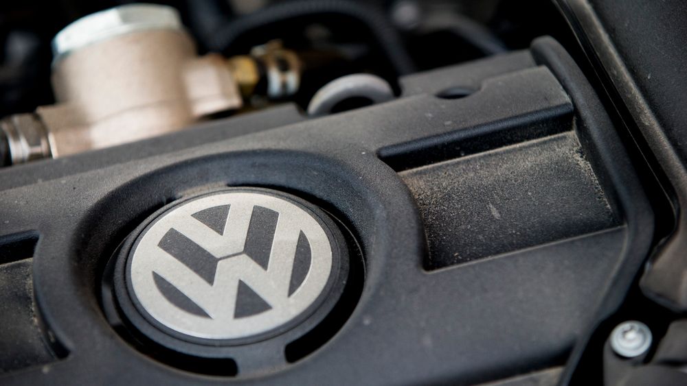 Volkswagen er blant selskapene som i dag ble bøtelagt av EU.