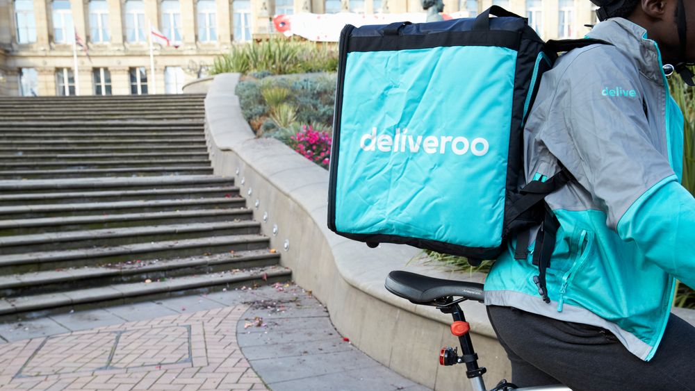 Deliveroo fikk forrige uke en bot på 2,5 millioner euro for brudd på GDPR. Bildet er fra Birmingham i 2016.