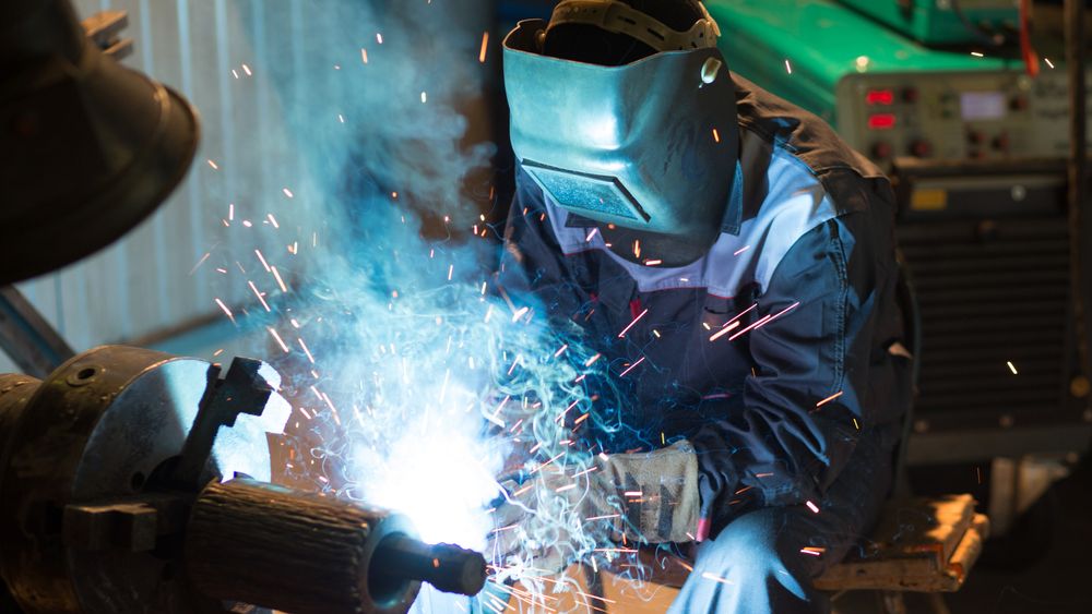 Metallvareindustrien bidro med en vekst på 7,4 prosent.