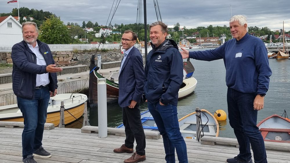 Vil ha ny elektrisk maritimt næringsliv: Christer Ervik  i norske Kruser er en av de Arbeiderpartiet energipolitiske talsmann, Espen Barth Eide, peker på når han ønsker mer elektrifisering på sjøen.