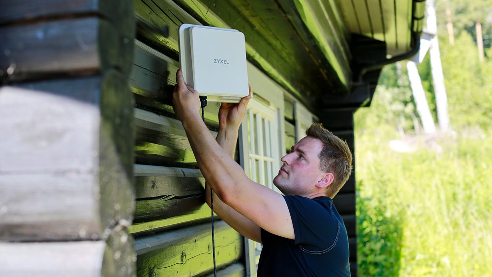 Oppgradert: Allente tilbyr nå en kombinasjon av fast trådløst bredbånd over 4G og 5G til parabolkundnene.