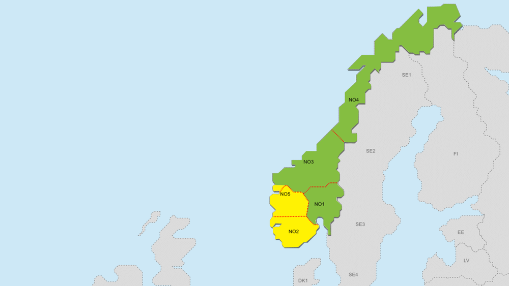 Sørlandet og store deler av Vestlandet har nå en stram kraftsituasjon, ifølge Statnett. De har bedt kraftselskapene følge nøye med på situasjonen.