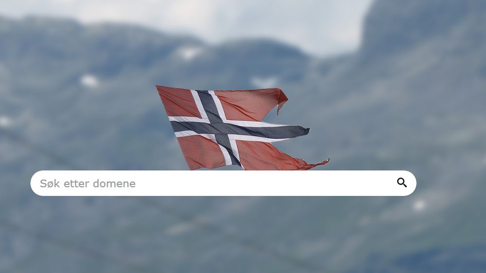 Søk etter norske domenenavn.