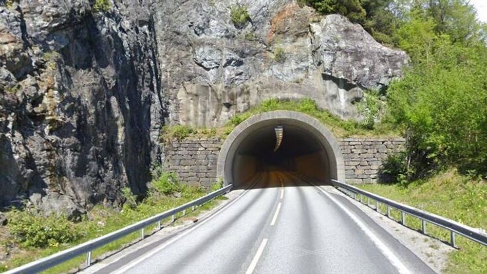 Søndre portal av Uføretunnelen på Stord.