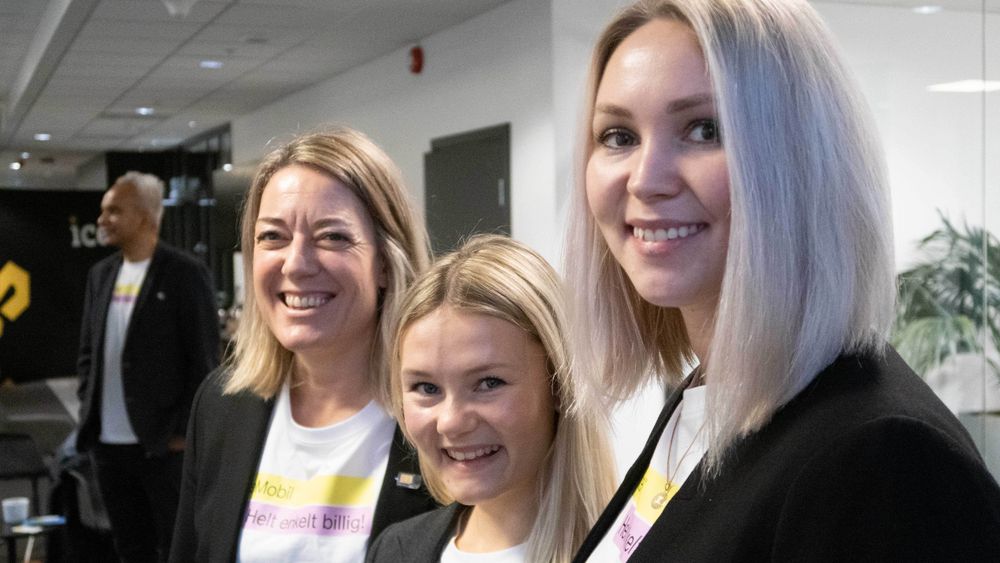 Nicemobil-teamet: Hanne Marthinsen, senior prosjektleder; Stine-Mari Stavik, forretningsanalytiker og Kaisa Bentzen, IT-prosjekt- og testleder