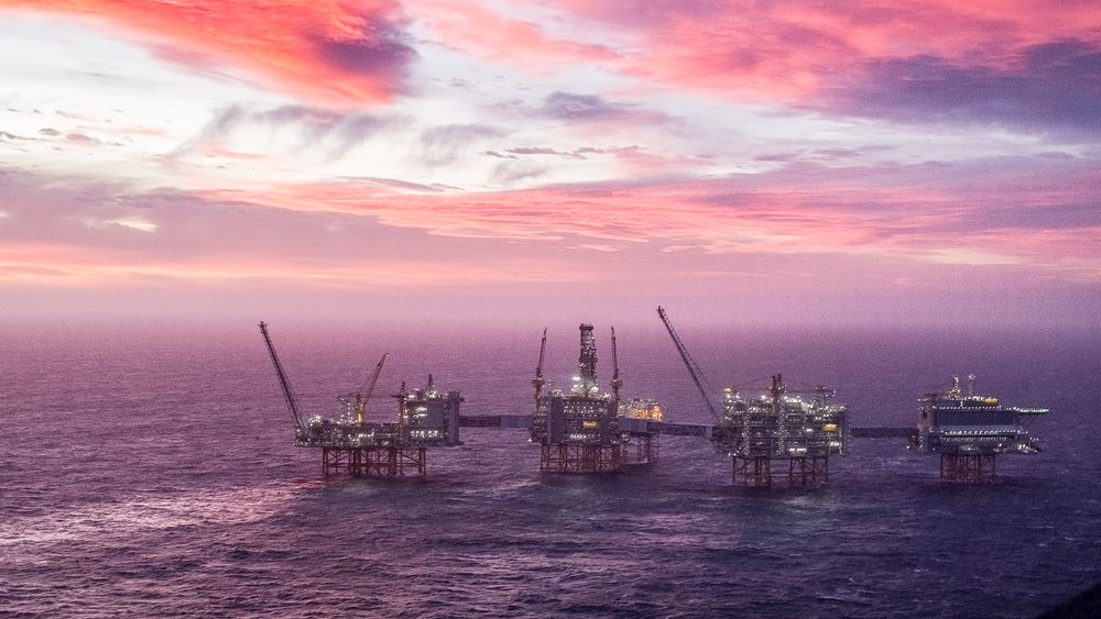 Oljeplattformen Johan Sverdrup.