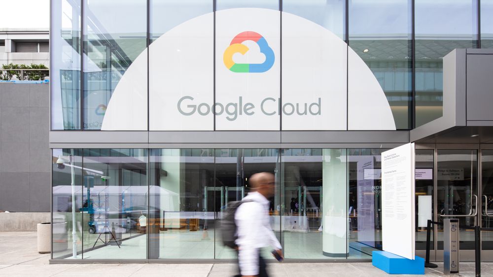 Google nettskyvirksomhet, Google Gloud, fortsetter å øke antallet nettskyregioner. Bildet er fra Google Cloud Next-konferansen i 2019.