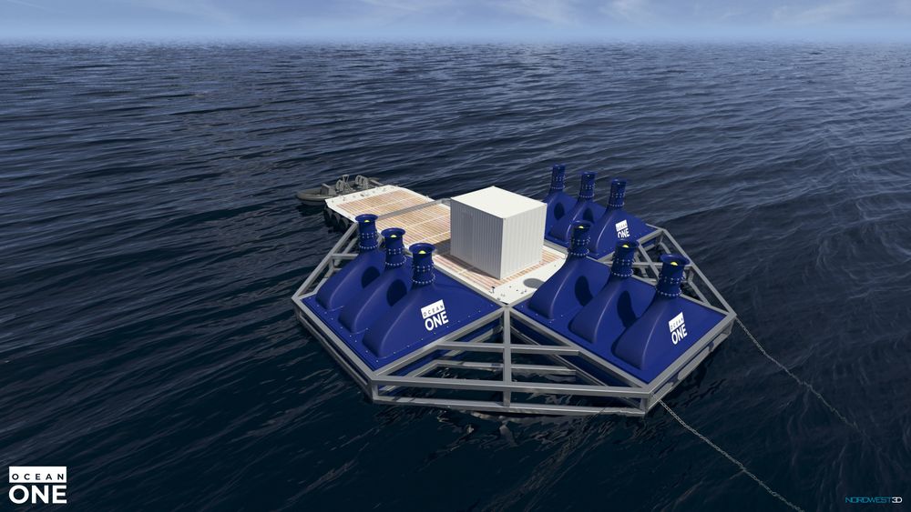 Havkrafts OceanONE-bølgekraftverk er rundt 50 ganger mer arealeffektive enn solcelleanlegg med samme mengde kraftproduksjon.