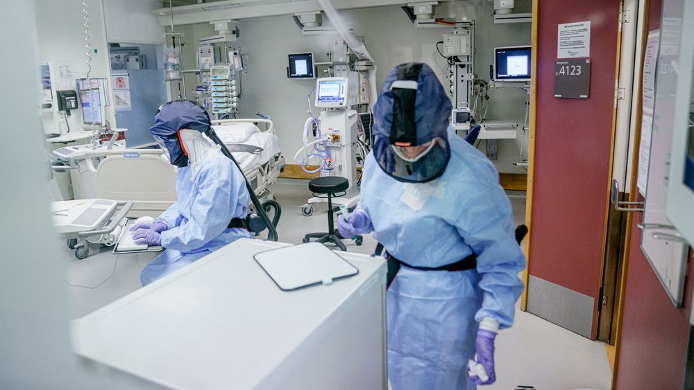 Intensivavdelingen på Rikshospitalet i Oslo har ansvar for å behandle noen av de aller sykeste koronapasientene.