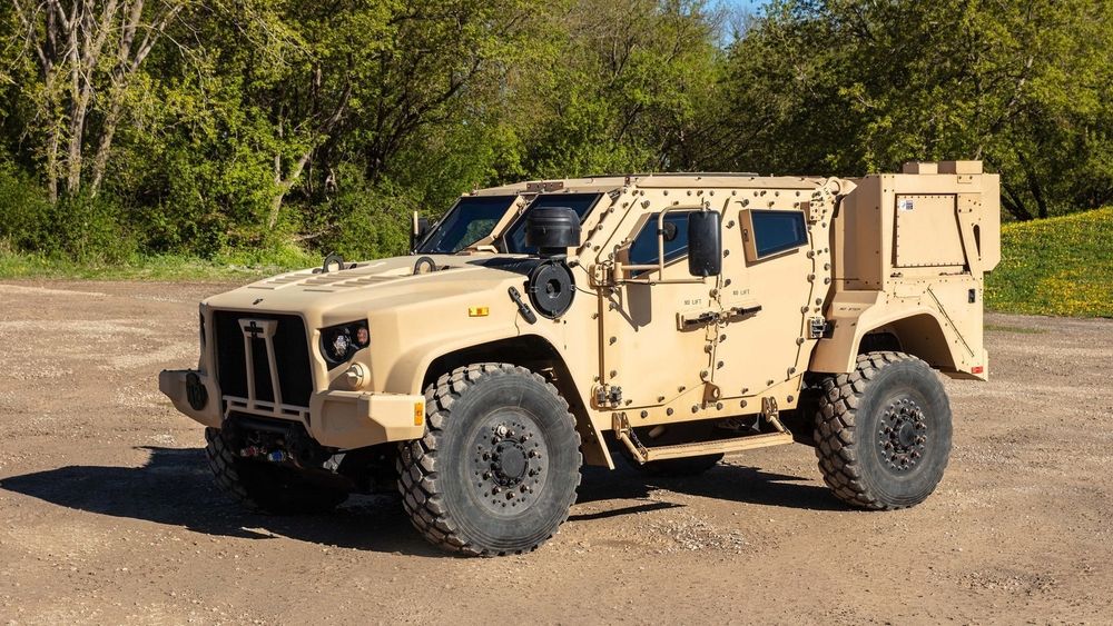 Prototypen på hybridfeltvogna e-JLTV.