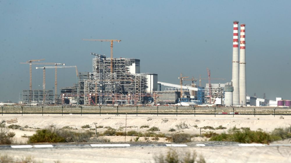 Det planlagte kullkraftverket i Dubai skal konverteres til å drives med gass. 