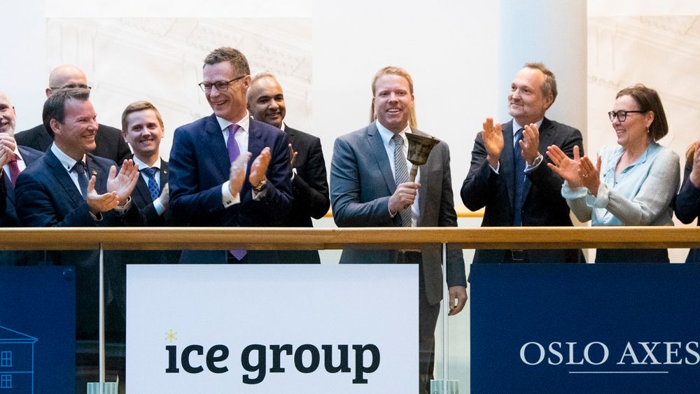 Det var mer å glede seg over for administrerende direktør Eivind Helgaker i Ice, da han kunne ringe med bjella ved noteringen av Ice-aksjen på Oslo børs våren 2019. Onsdag falt kursen med mer enn 20 prosent.