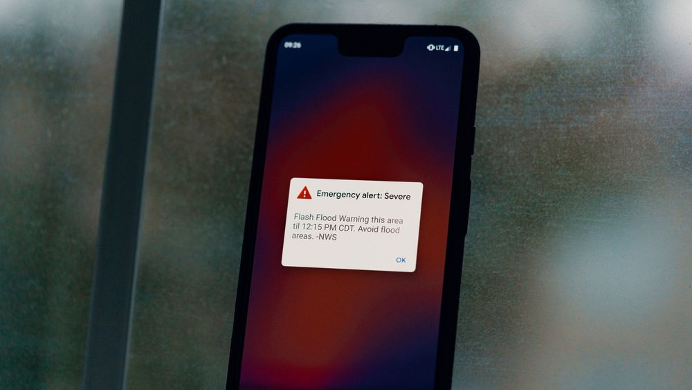 Flyalarmen benytter seg av det samme systemet som katastrofealarmene på Android. 