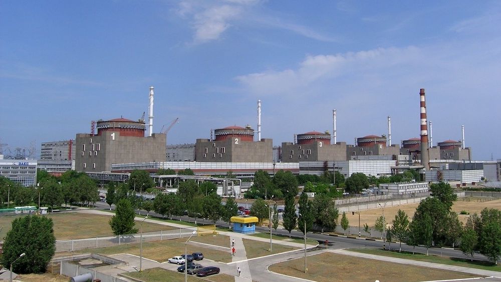 Zaporizjzja-kraftverket med seks VVER reaktorer.