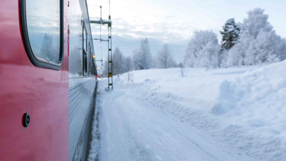 Søppel som sendes fra Nord-Norge til svenske fjernvarmeanlegg, skal heretter sendes med tog. Dette toget stoppet i Kiruna uten søppellevering.