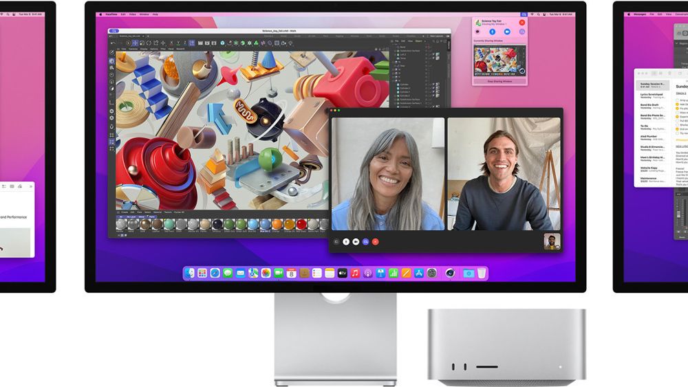 Skal du gjøre endringer på Apple Studio-skjermen, må den sendes inn til Apple.