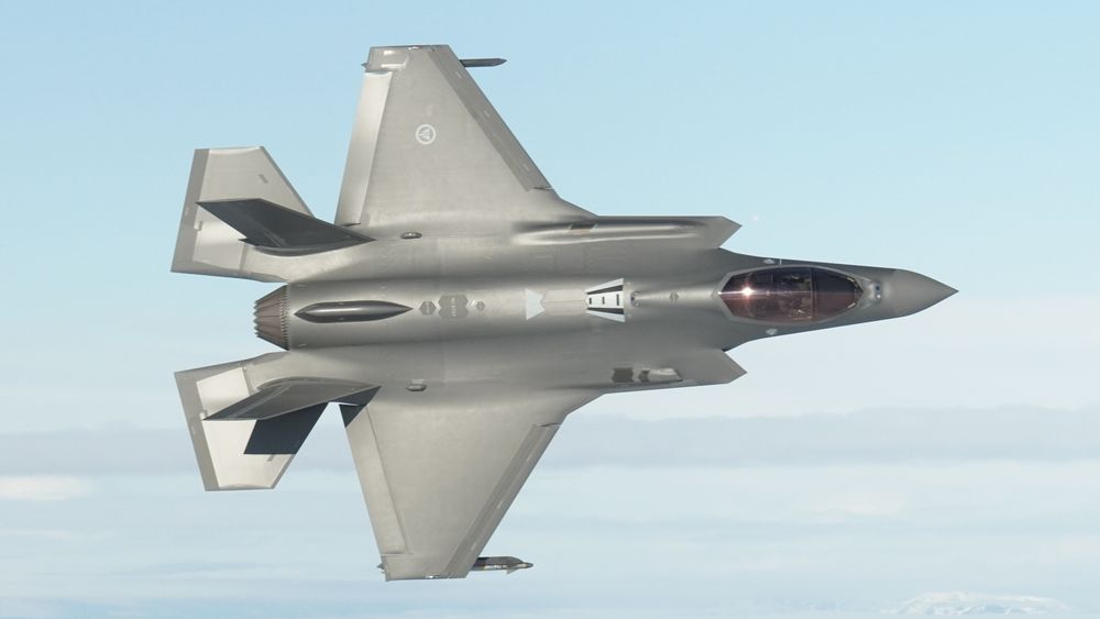 Norsk F-35A under Iceland Air Policing 2020.