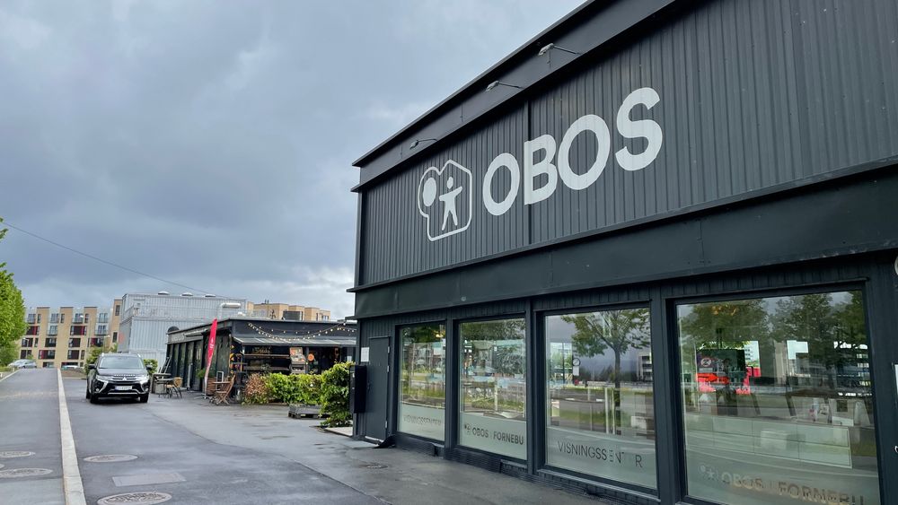 Obos har etablert et eget visningssenter på Fornebu for salg av boligene de planlegger å bygge. Flere av boligene under oppføring er allerede solgt.