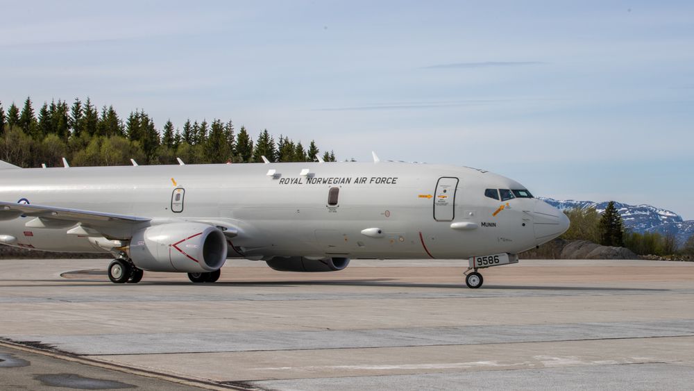 P-8A «Munin» (9586) landet på Evenes i 09.30-tida fredag 27. mai. Torsdag 2. juni klokka 11.08 var det i lufta igjen.