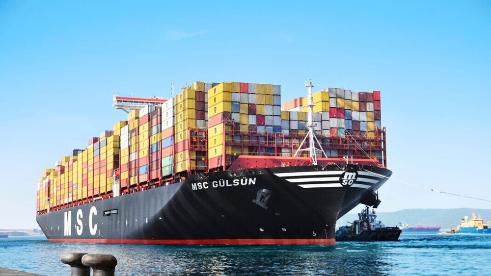 MCS Gülsün er det første i en ny klasse med 16 skip. De er blant verdens aller største med en lengde på 400 meter, 62 meter brede og plass til 23.656 TEU