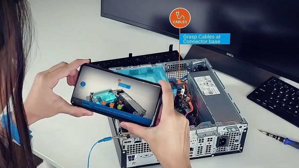 Dell med AR-app til kunder som vil reparere PC-en eller serveren selv -  Digi.no