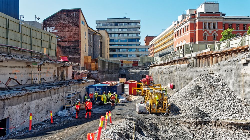 Spunt, som det er mye av i denne byggegorpen i Oslo, er ikke tatt med når byggenæringen fra 1. juli får krav om å lage klimagassregnskap. De nye reglene er likevel strengere enn forslaget, som møtte sterk kritikk fra næringen.