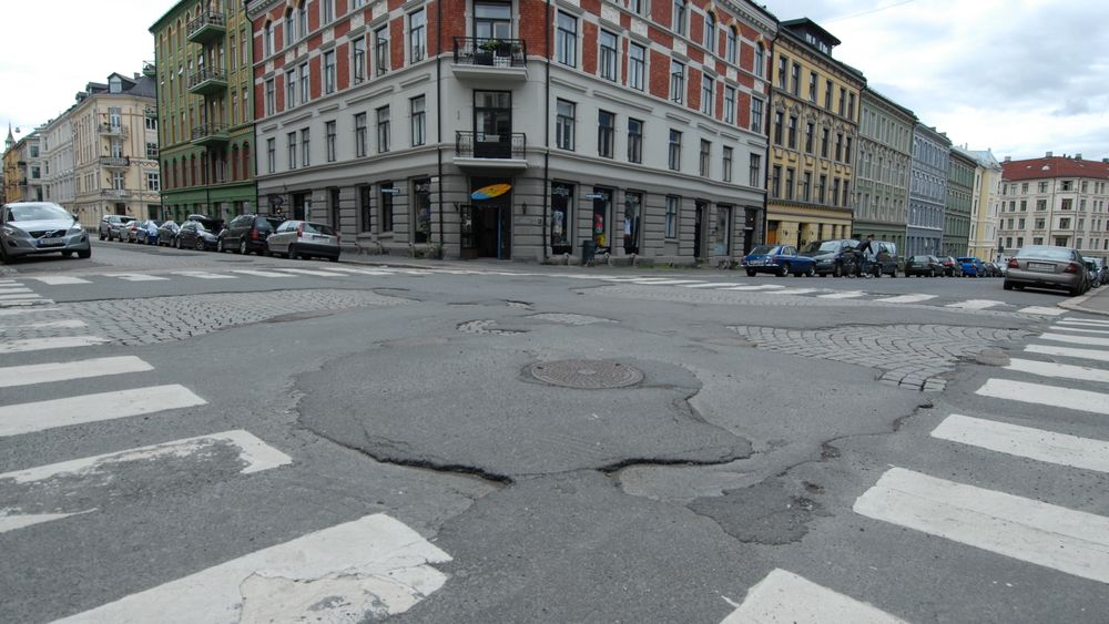 Oslo-gater, dårlig asfalt, asfalt, lappverk
