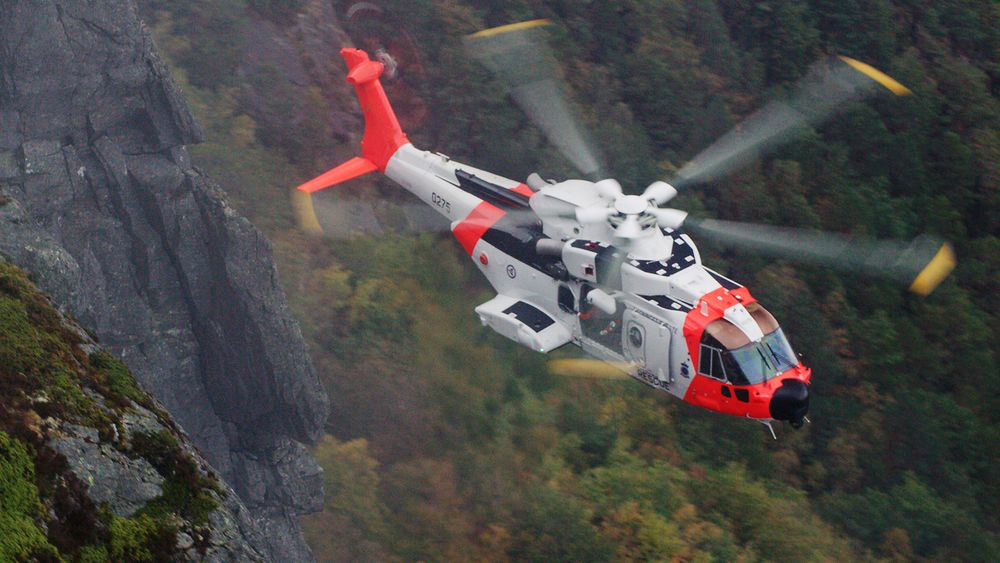 330-skvadronens Sar Queen redningshelikopter på Banak brukte for første gang MPDLS-systemet i en leteaksjon i juni. Bildet er ikke tatt i forbindelse med leteaksjonen.