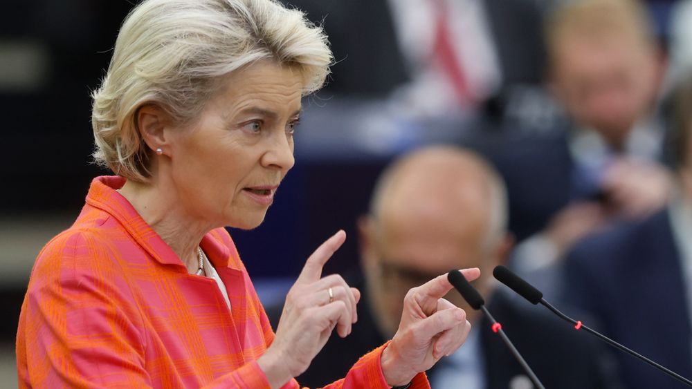 EU-kommisjonens president Ursula von der Leyen advarer EU-landene om at det kan bli fullstendig slutt på russisk gasslevering om kort tid. 