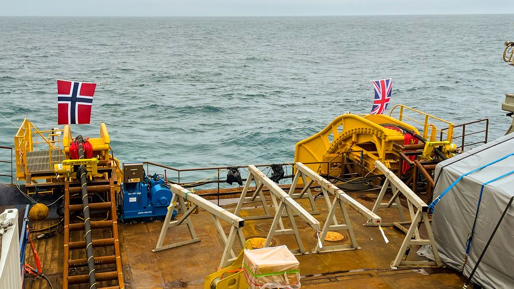 North Sea Link-kabelen mellom Norge og England ble satt i prøvedrift 1. oktober 2021.