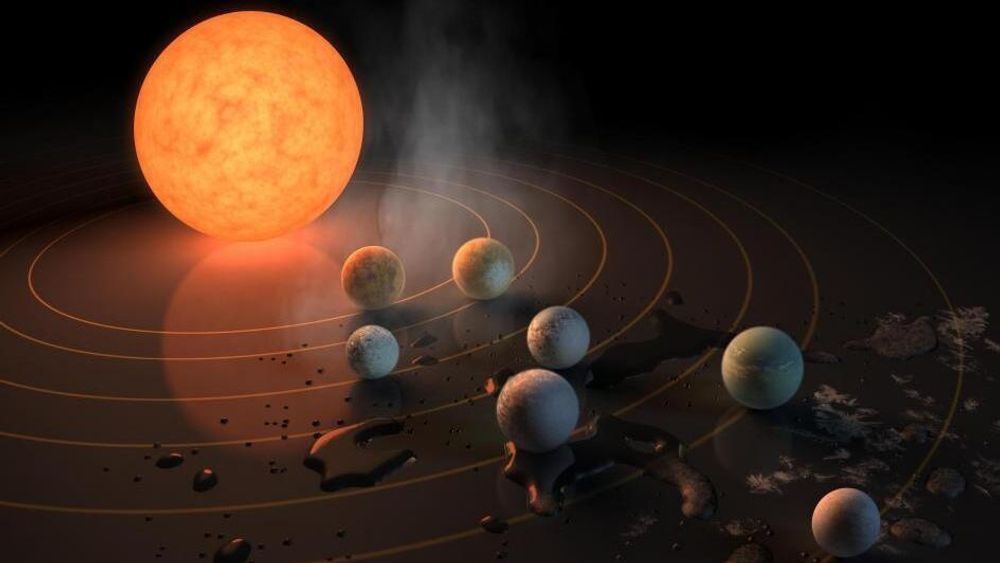 Alle de sju planetene rundt stjernen Trappist-1 kan ha flytende vann under de riktige atmosfæriske forholdene, ifølge Nasa. 