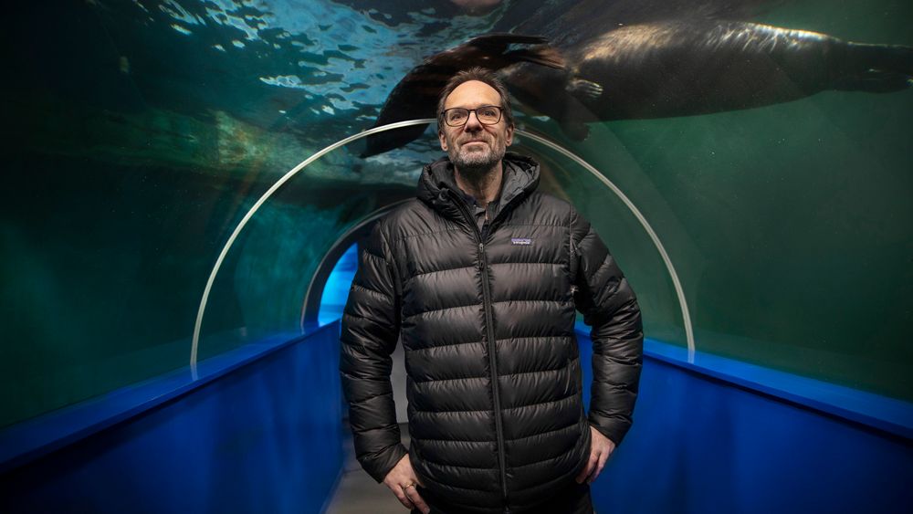 Jan-Gunnar Winther er en lidenskapelig fisker i elver og hav så fort han har anledning. Som nærmeste nabo til arbeidsplassen hans i Framsenteret ligger Polaria med sitt akvarium og basseng for seler.