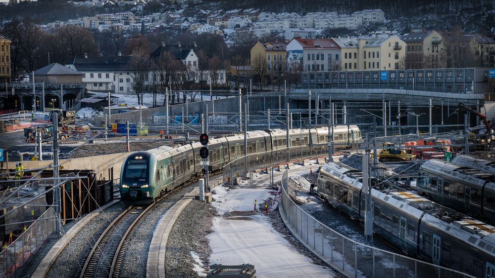 I sommer skal Follobanen kobles sammen med de vestgående sporene på Oslo S.