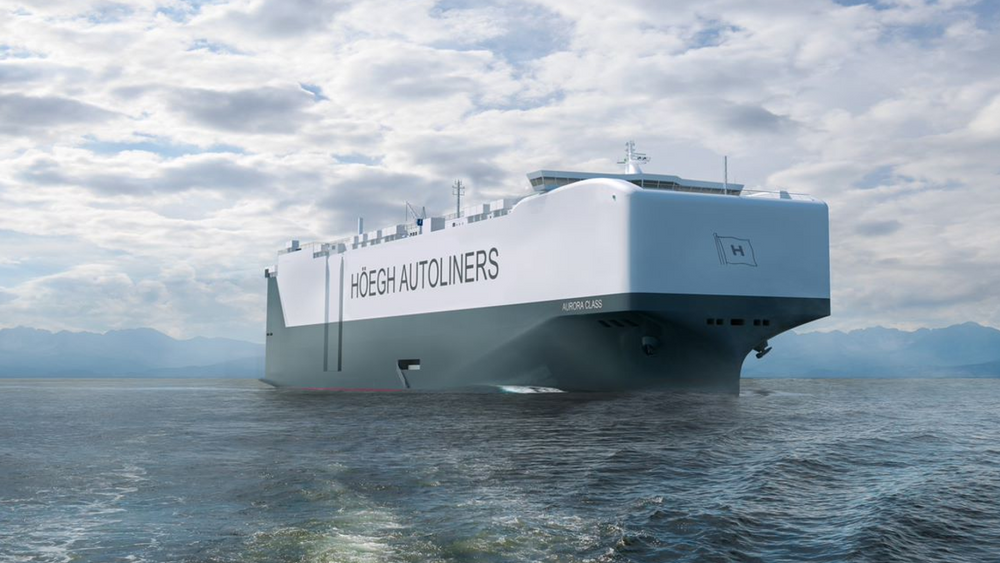 Hoegh Autoliners - Aurora-klassen bilskip. Skipene skal ha motorer for ammoniakk som drivstoff, dersom MAN kommer i mål med sin utvikling av motoren. 